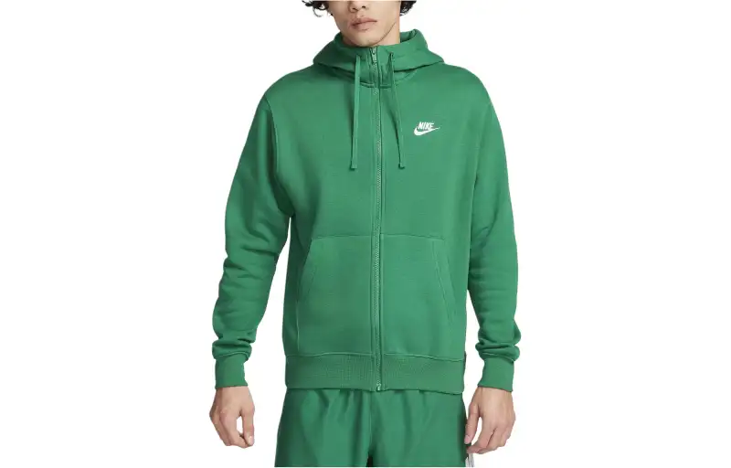 Nike Full Zip Hoodie Jackets & Coats Men's Green