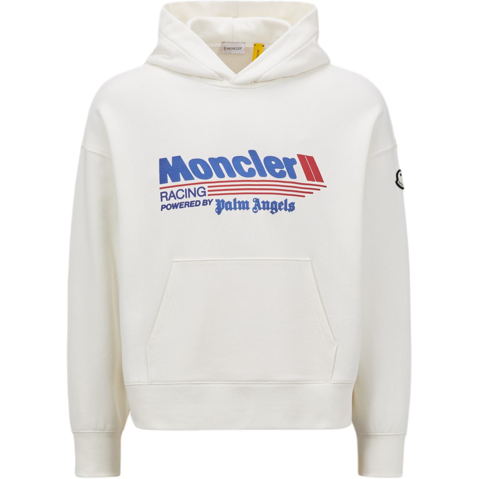 Худи MONCLER MONCLER GENIUS x Palm Angels Palm Angles (молочно-белая)