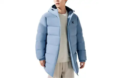 Anta Basketball Collection Down Jacket Men's Vintage Wall Gray