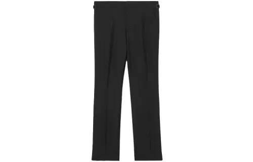 Burberry Suit Pants Men's Black Moderate