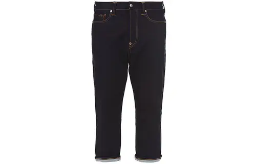 EVISU Tapered Pants Non Stretch Moderate Jeans Men's Denim Blue
