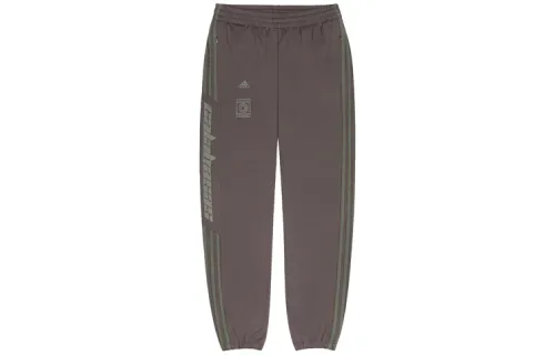 Adidas Originals burgundy Calabasas stripe print sweat pants