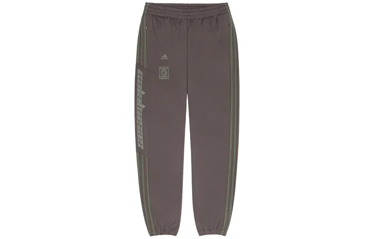 Adidas Originals burgundy Calabasas stripe print sweat pants
