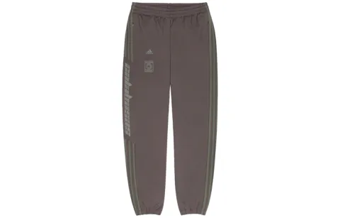 Adidas Originals burgundy Calabasas stripe print sweat pants