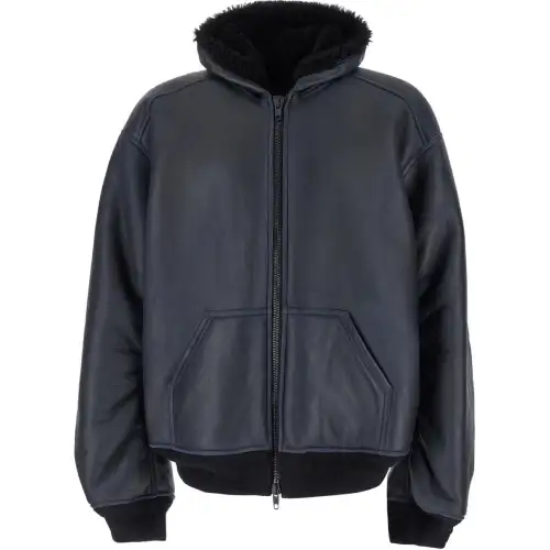 Balenciaga Zip-Up Hooded Jacket