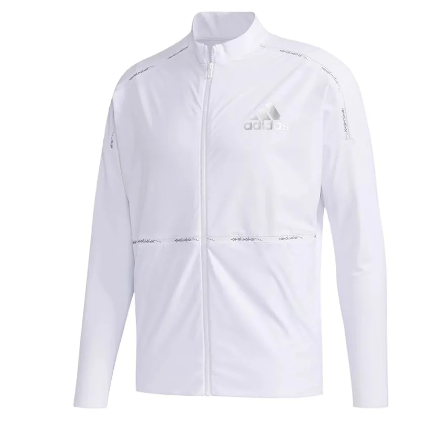 Adidas Jackets Men's White Stand Collar Moderate Other