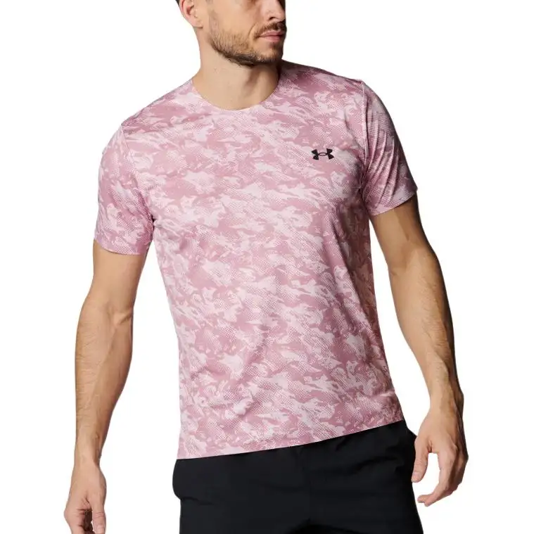Under Armour SS25 T Shirt Men's Pink