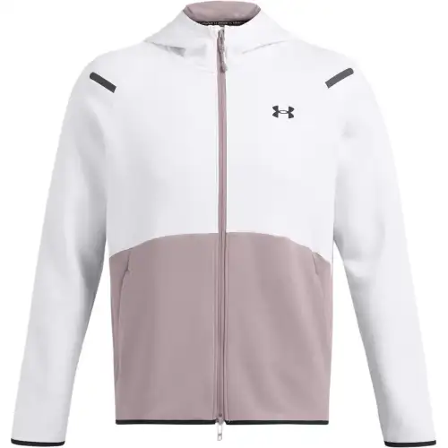 Under Armour Unstoppable FW24 Fleece Jackets & Coats Men's Gray/White