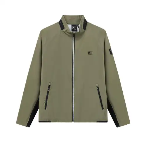 FILA Golf Jacket Men's Umber Willow Green