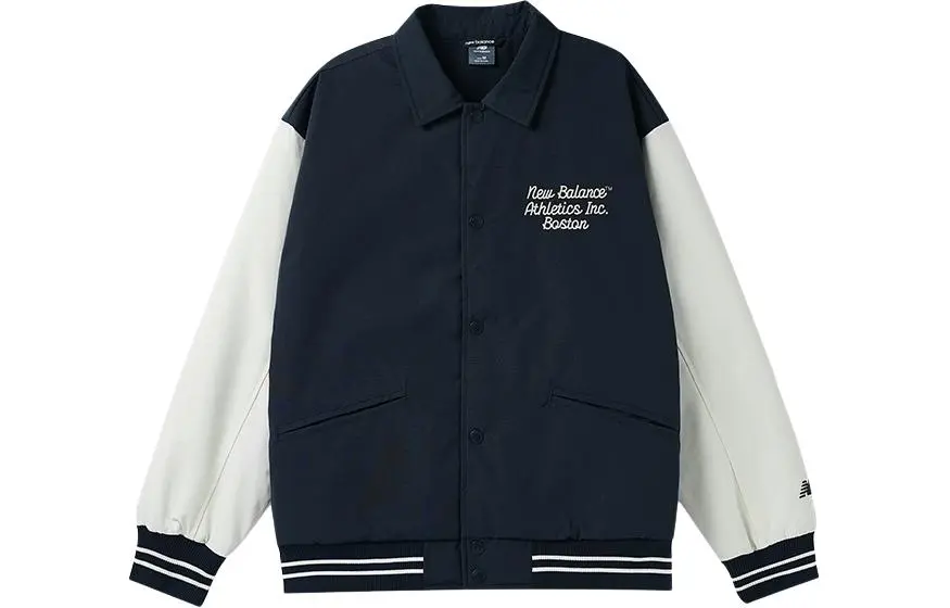 New Balance Baseball Jacket Men's Army Blue