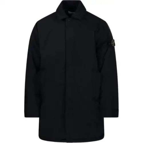STONE ISLAND Logo Patch Long Jacket