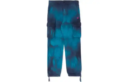OFF-WHITE tie-dyed cargo trousers