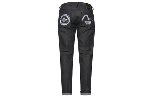 EVISU Slim Fit Pants Jeans Men's Denim Blue