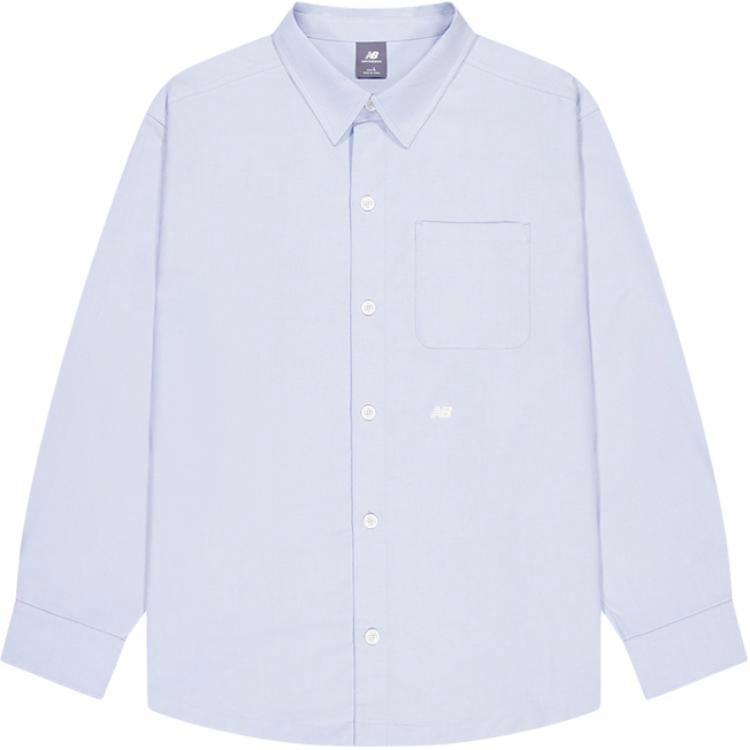 Мужская рубашка New Balance NBX Retro Shirt (светло-голубая)