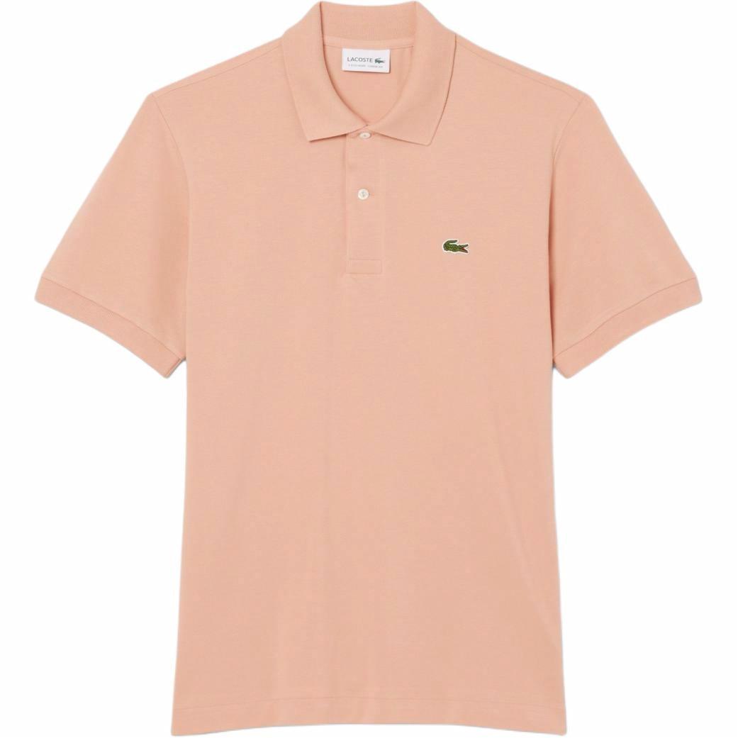 Мужская футболка-поло LACOSTE (бежевая)