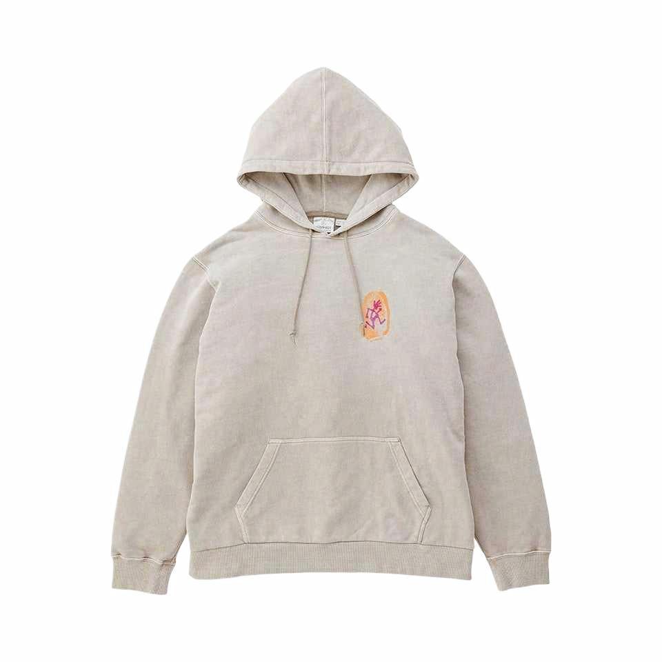 Худи Gramicci Thumbprint Hooded Sweatshirt (серое)