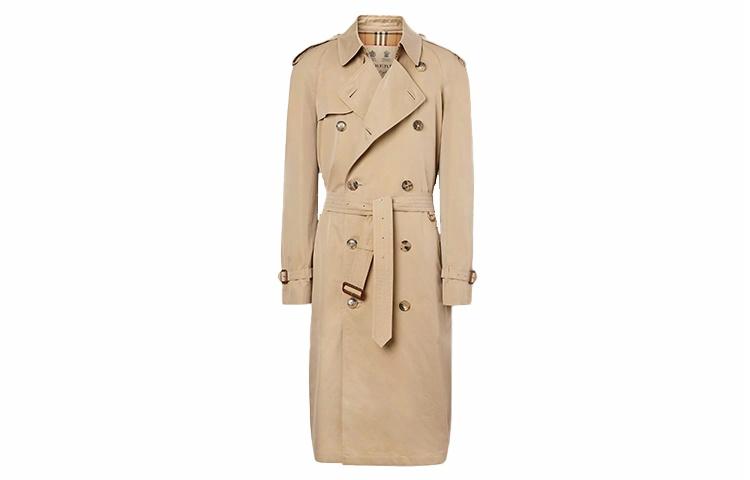 Мужской тренч Burberry (медовый) — фото 1