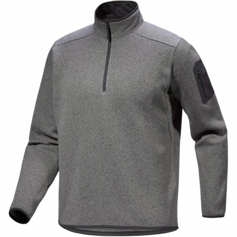 Мужской флис Arcteryx Covert 1/2 Zip (серый)