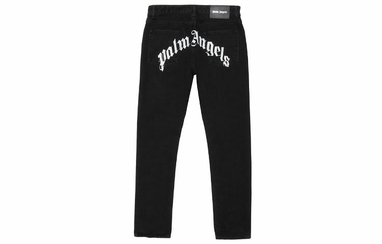 Мужские джинсы PALM ANGELS (черные)