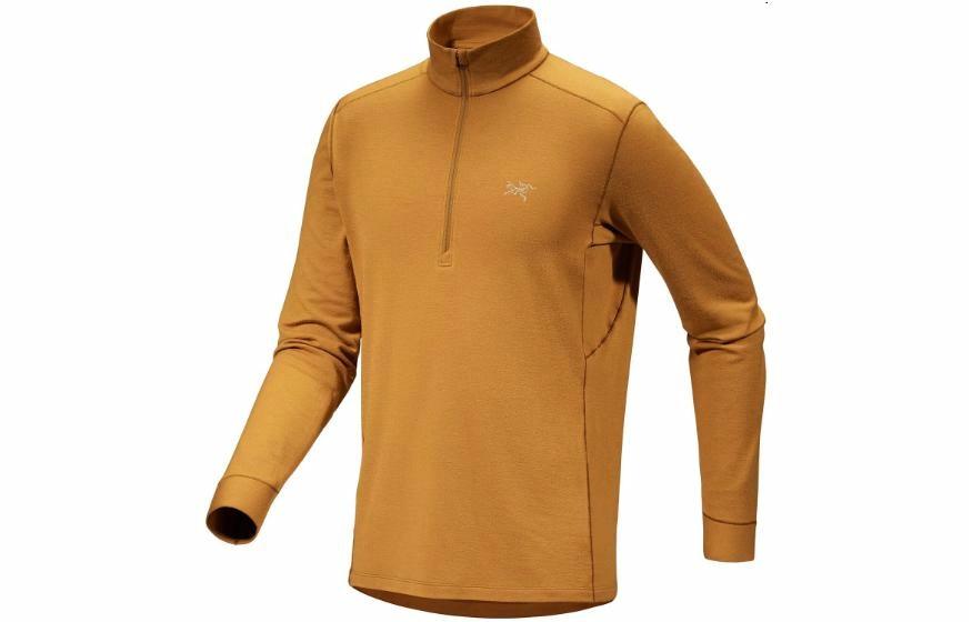 Мужское худи Arcteryx RHO Merino Zip Neck (черное)