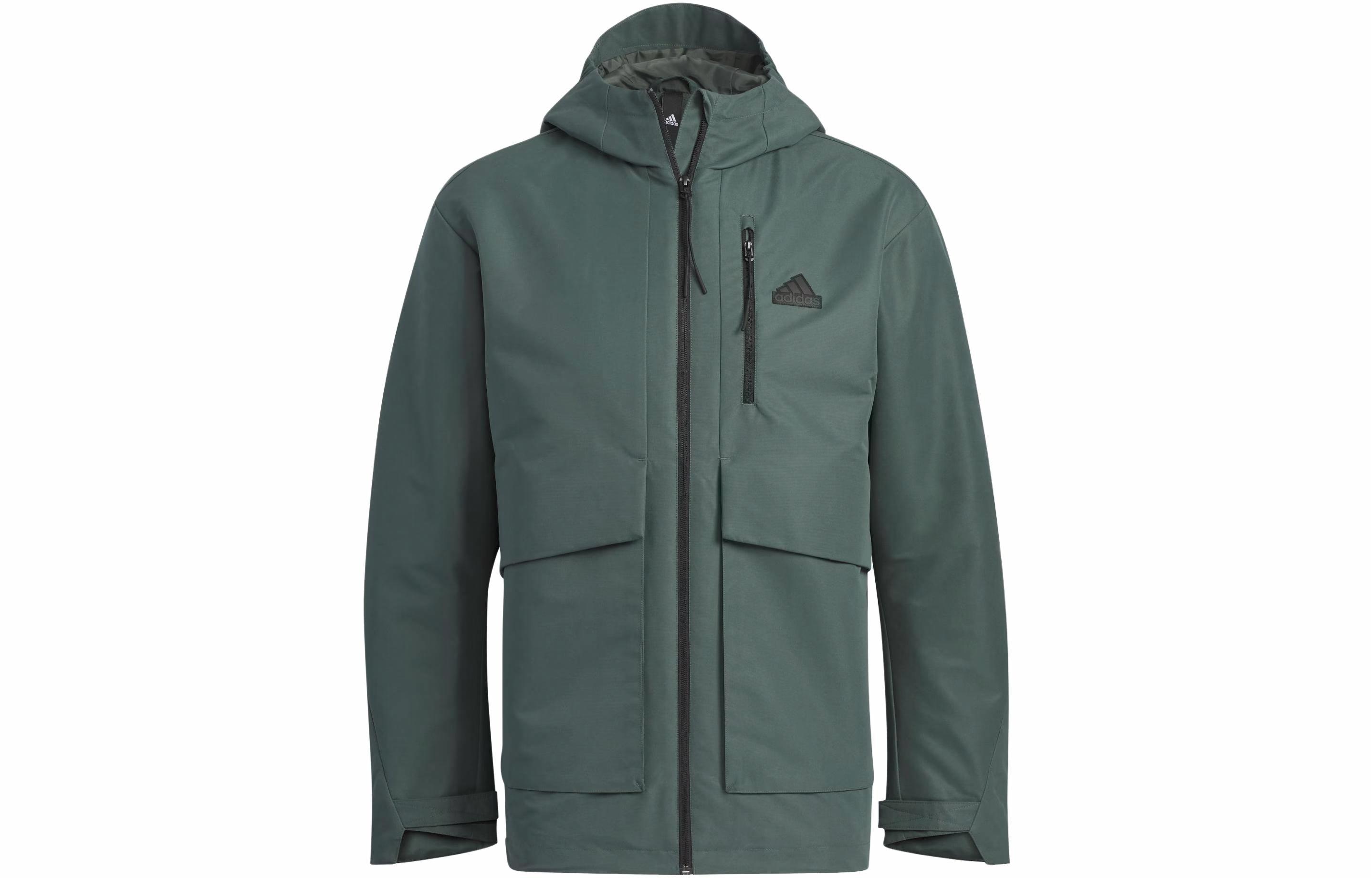 Мужская куртка adidas CITY ESCAPE Wind.Rdy (зеленая)