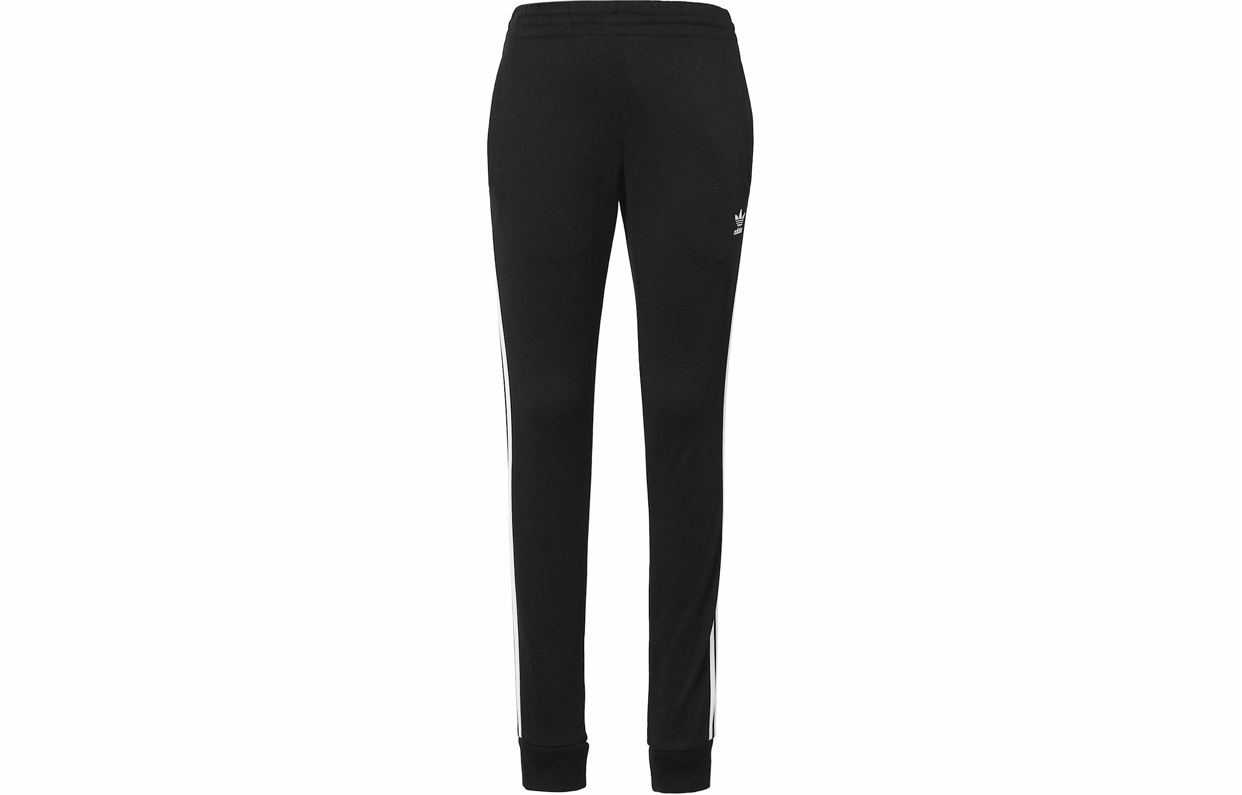 Мужские штаны adidas Originals SST Track (черные) — фото 1