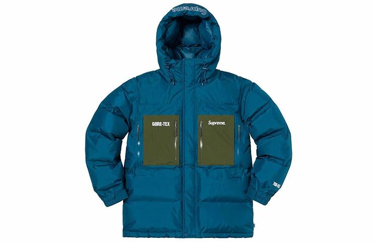 Парка Supreme FW19 Week 16 Gore-Tex 700-Fill Down Parka (синяя) — фото 1