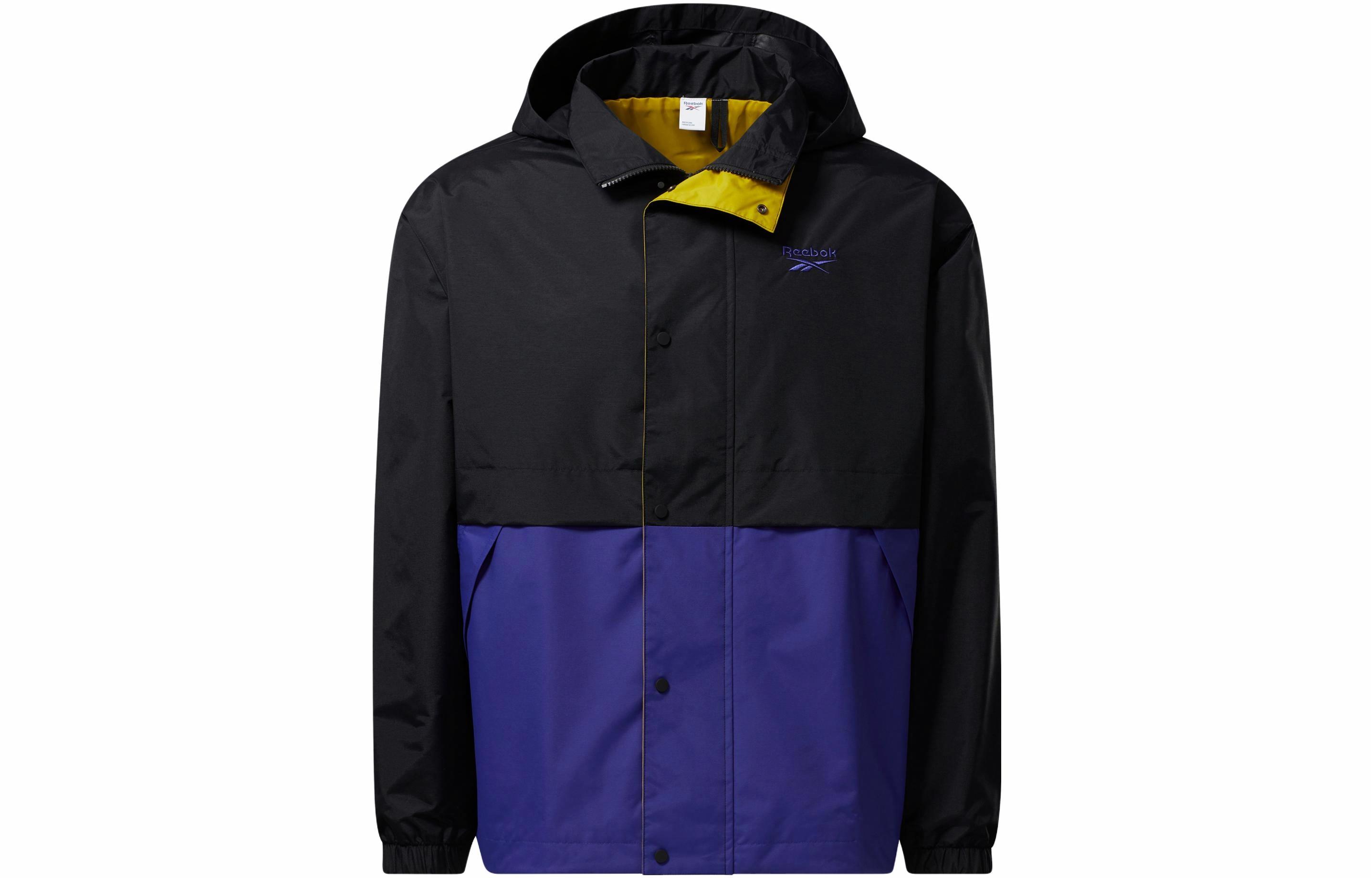 Куртка Reebok CLASSICS RETRO OUTDOOR UNISEX WOVEN (черно-белая)