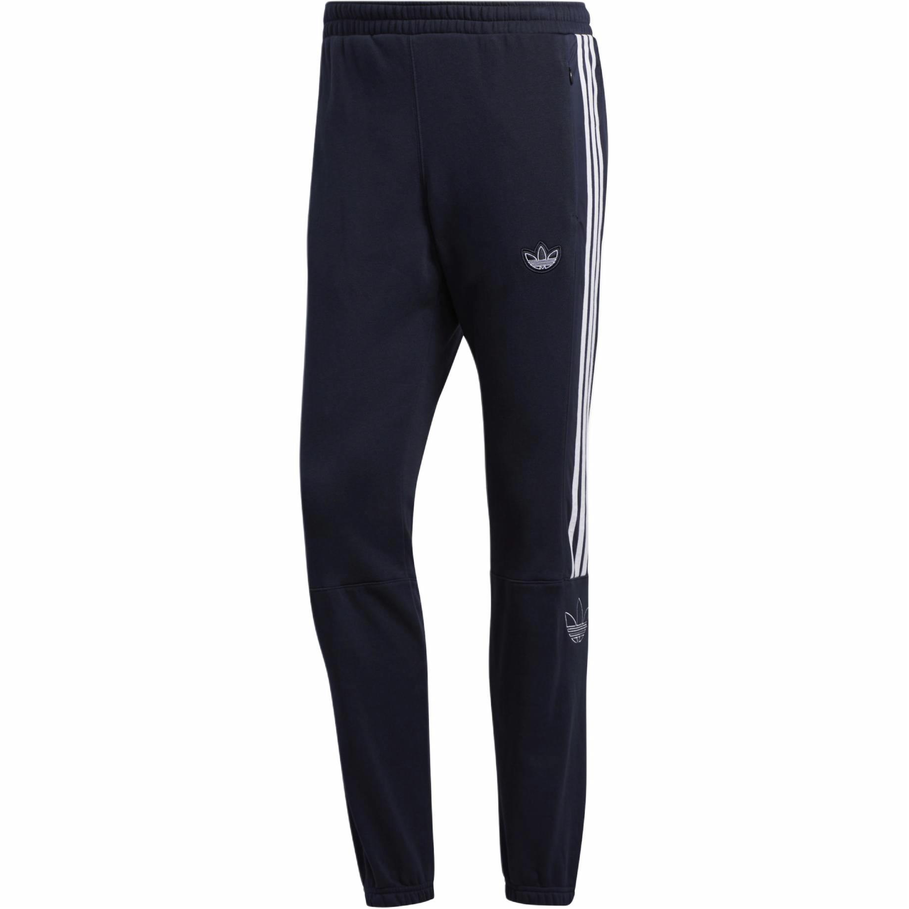 Мужские штаны adidas originals (темно-синие) — фото 1