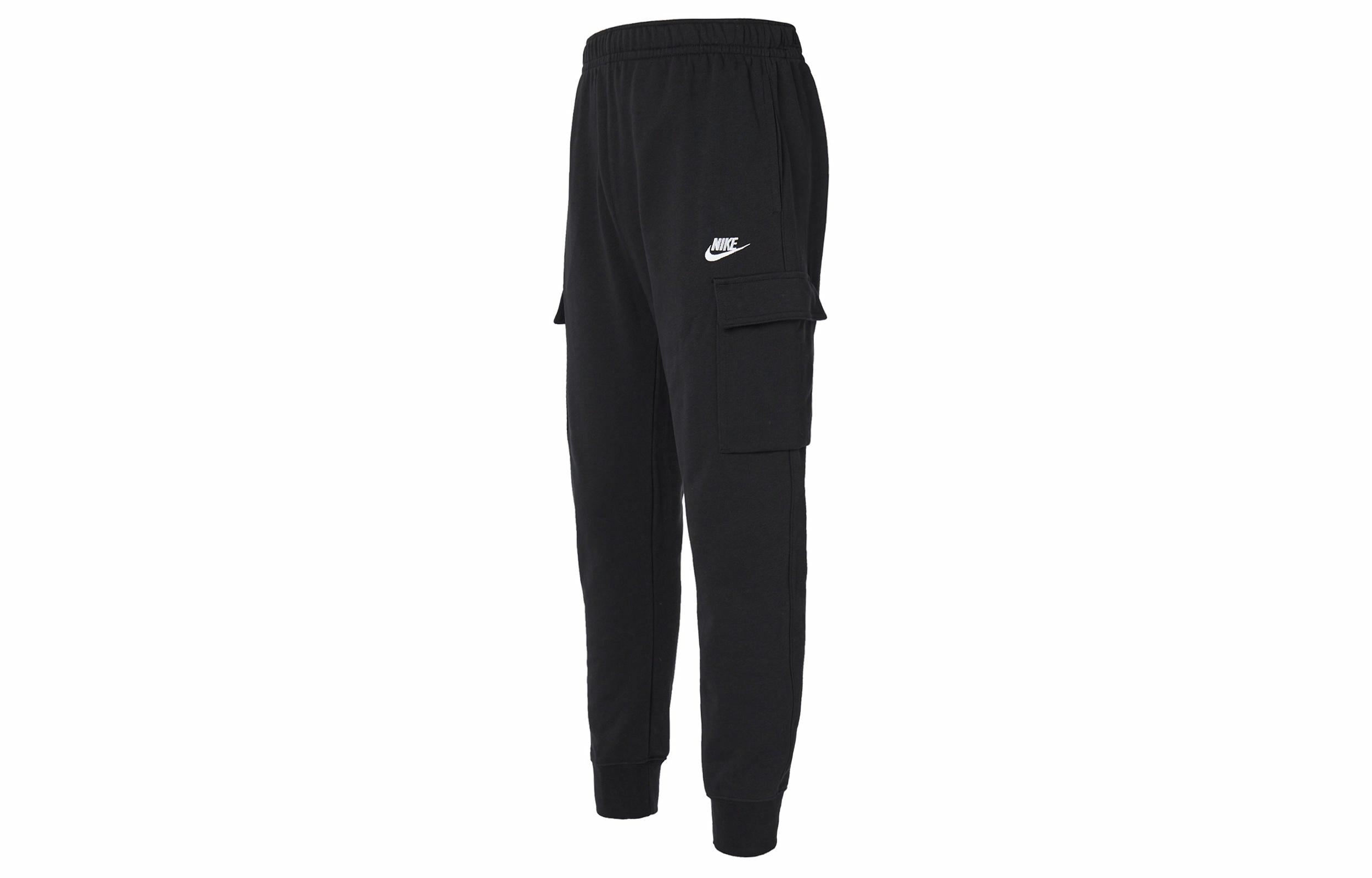 Мужские штаны Nike Sportswear Club French Terry (черные) — фото 1