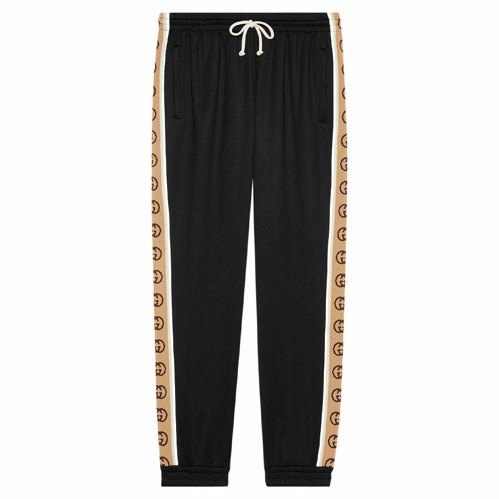 Мужские штаны Gucci 1921 (черные)