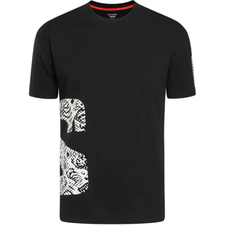 SALOMON SS25 T Shirt Unisex Pitch Black