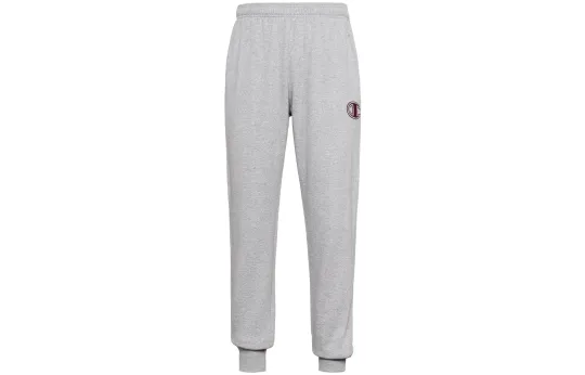 Champion Knitted Sweatpants Unisex Light Gray Moderate Cuffed Pants