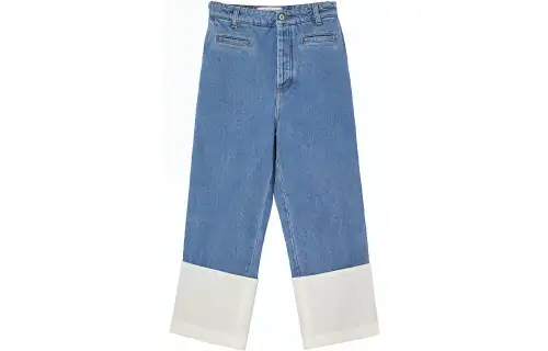 LOEWE Jeans Men's Blue Moderate Straight Fit Pants