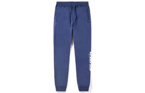Vans Knitted Sweatpants Men's Blue Moderate Cuffed Pants