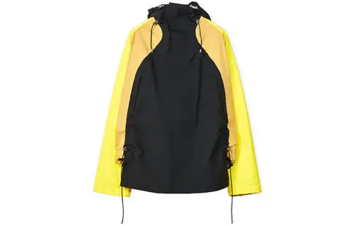 LOEWE Parka Coats Men's Yellow Hooded Moderate