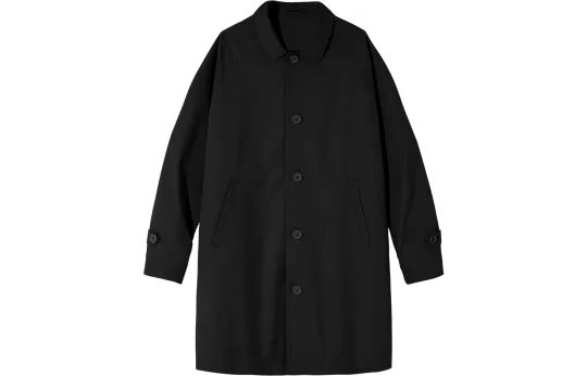 PSO Brand Trench Coats Unisex Lapel Moderate