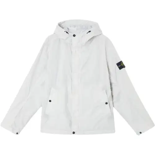 STONE ISLAND Garment dyed Windbreaker