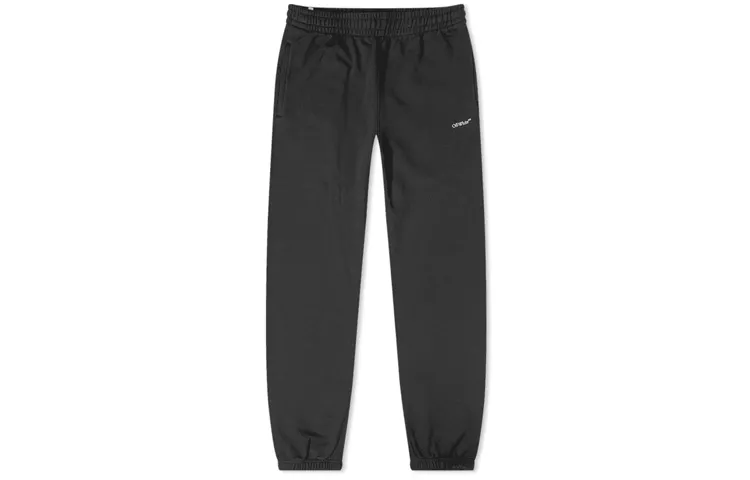 OFF WHITE Slim Fit Logo Print Sweatpants