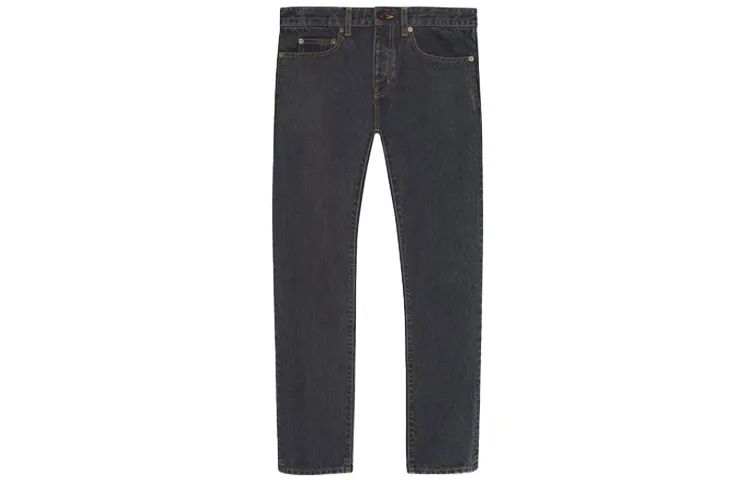 SAINT LAURENT Jeans Men's Smoke Gray Moderate Straight Fit Pants