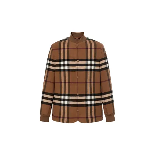 Burberry Jacket Wool Blend Flight Jacket Men's Archive Beige 80713781