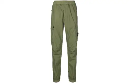 STONE ISLAND 31303 Stretch Cotton Tela 'Paracadute' Garment Dyed Cargo Pants