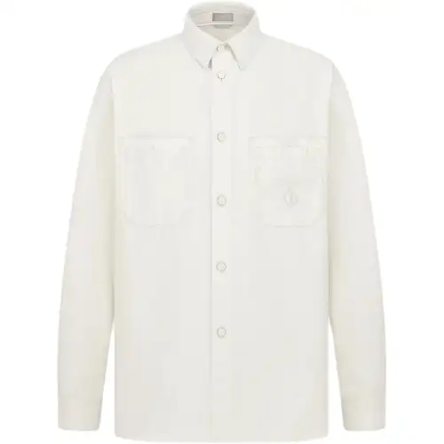 DIOR FW25 Fall Men's Clothing Collection Shirt Men's White