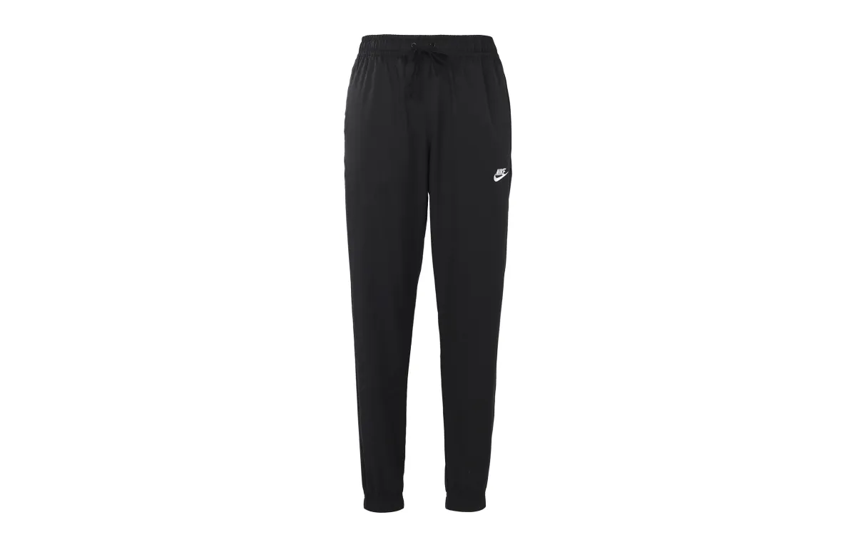 Nike Knitted Sweatpants Men's Black Moderate Cuffed Pants