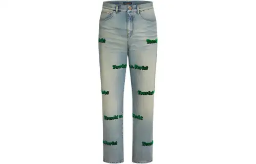 LOUIS VUITTON Tourist Vs Purist Tuffetage Denim Pants