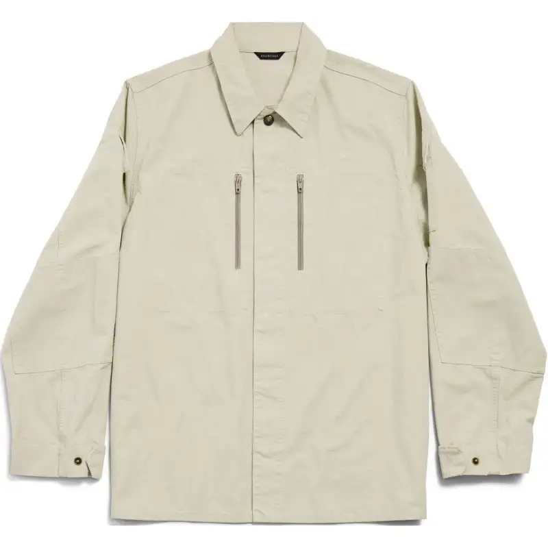 Balenciaga Military Ripstop Shirt Jacket
