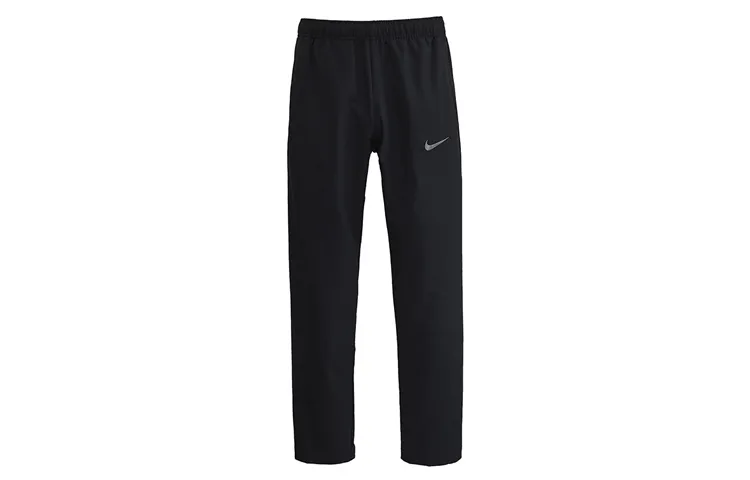 Nike Knitted Sweatpants Men's Black Moderate Straight Fit Pants