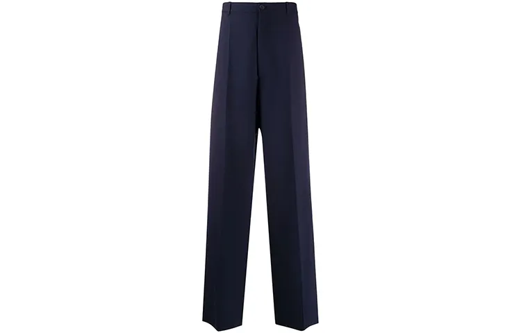 Balenciaga Cargo Pants Men's Blue Moderate