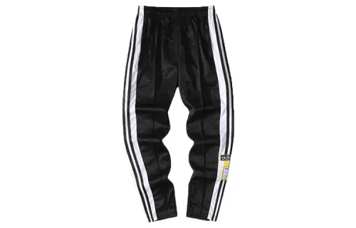 Adidas Originals Knitted Sweatpants Unisex Black Moderate Cuffed Pants