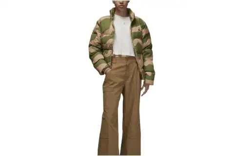 Jordan Down Jacket Jackets & Coats Unisex Beige Green